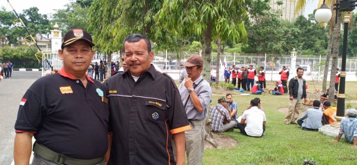 1500 Massa KSBSI Riau Tolak Kenaikan BPJS