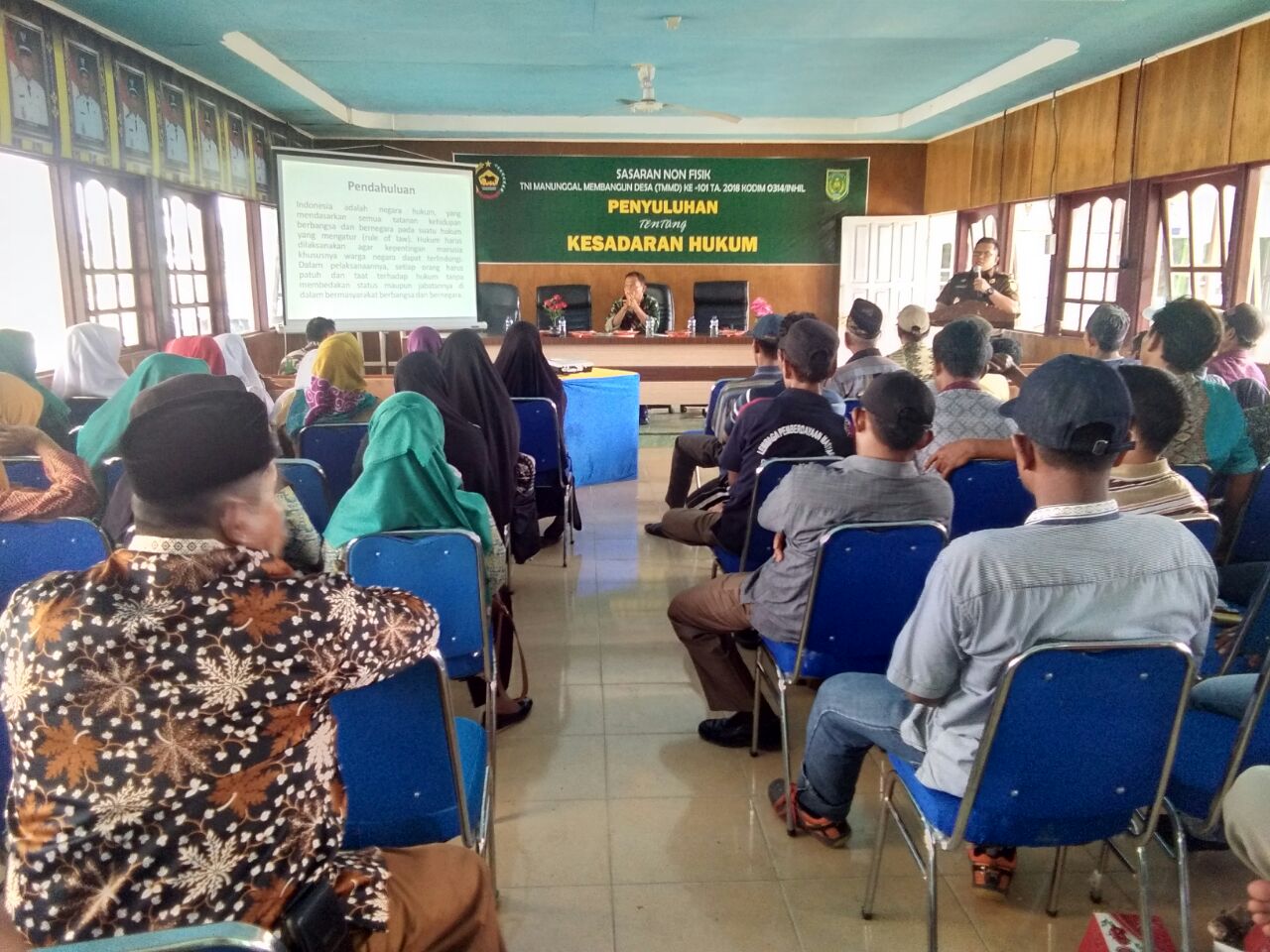 Satgas TMMD Gelar Penyuluhan Kepada Masyarakat