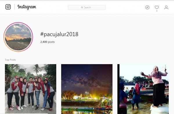 Tagar #PacuJalur2018 Telah Banjiri Instagram