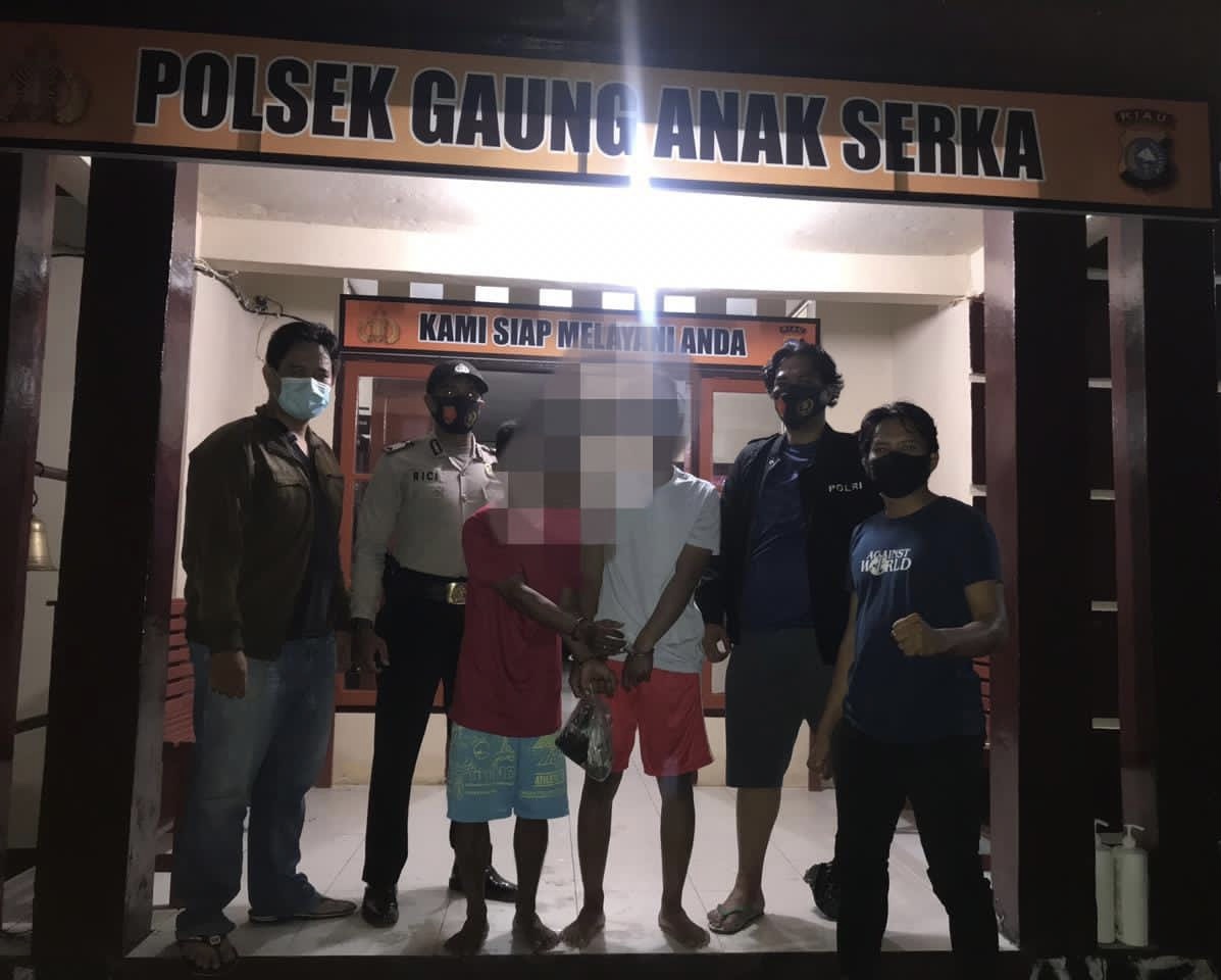 Dua Pria di Inhil Dibekuk Polisi Usai Jual Motor Curian di Facebook