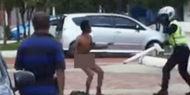 Pria Gangguan Jiwa Mengamuk di Masjid dan Serang Polisi