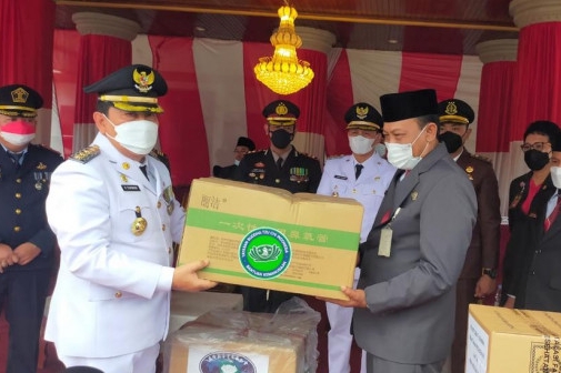 Obat Isoman Bantuan Presiden Jokowi Sudah tiba di Rohul
