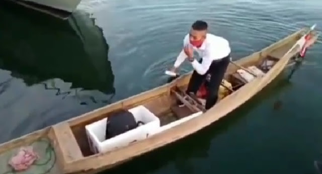 Demi Menjadi Tentara, Sulkifli Tempuh 17 Km Jalur Laut