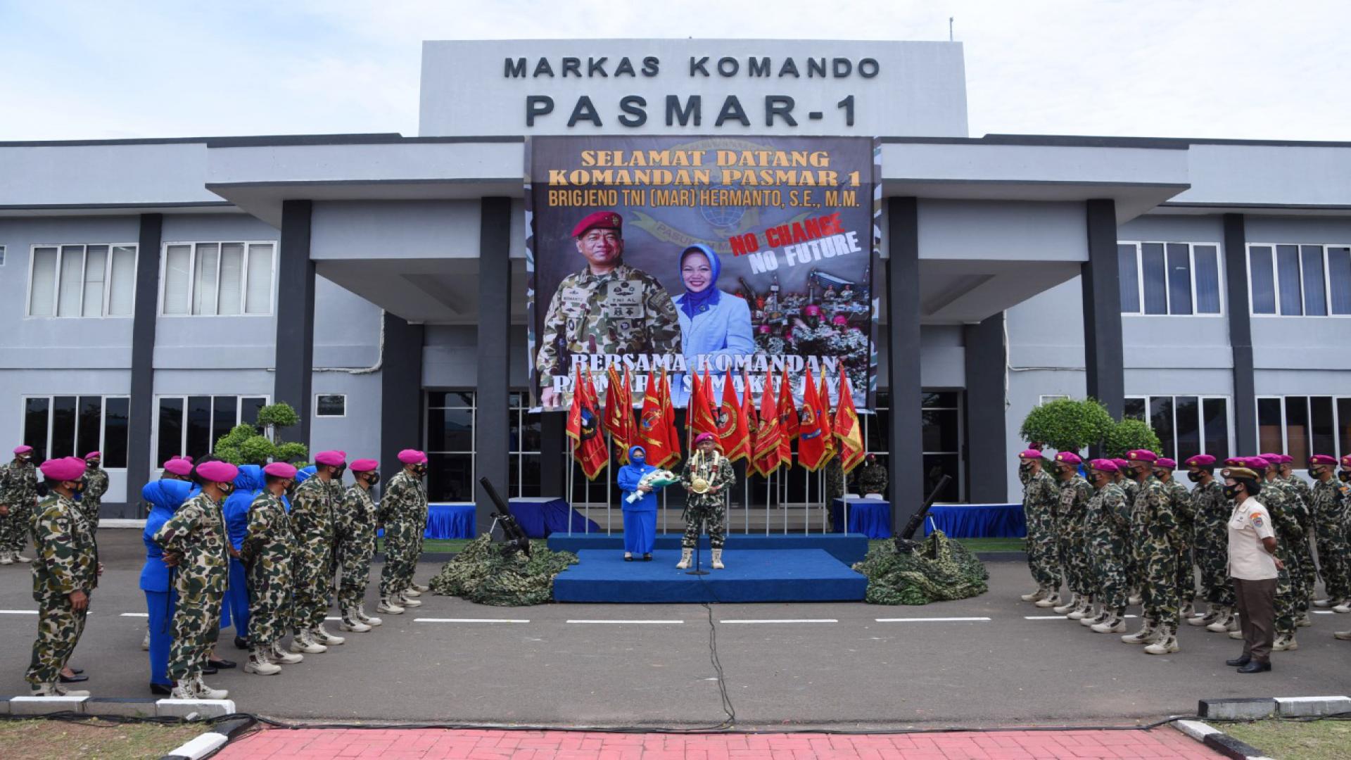 Taklimat Awal Brigjen TNI Mar. Hermanto Sebagai Komandan Pasmar I