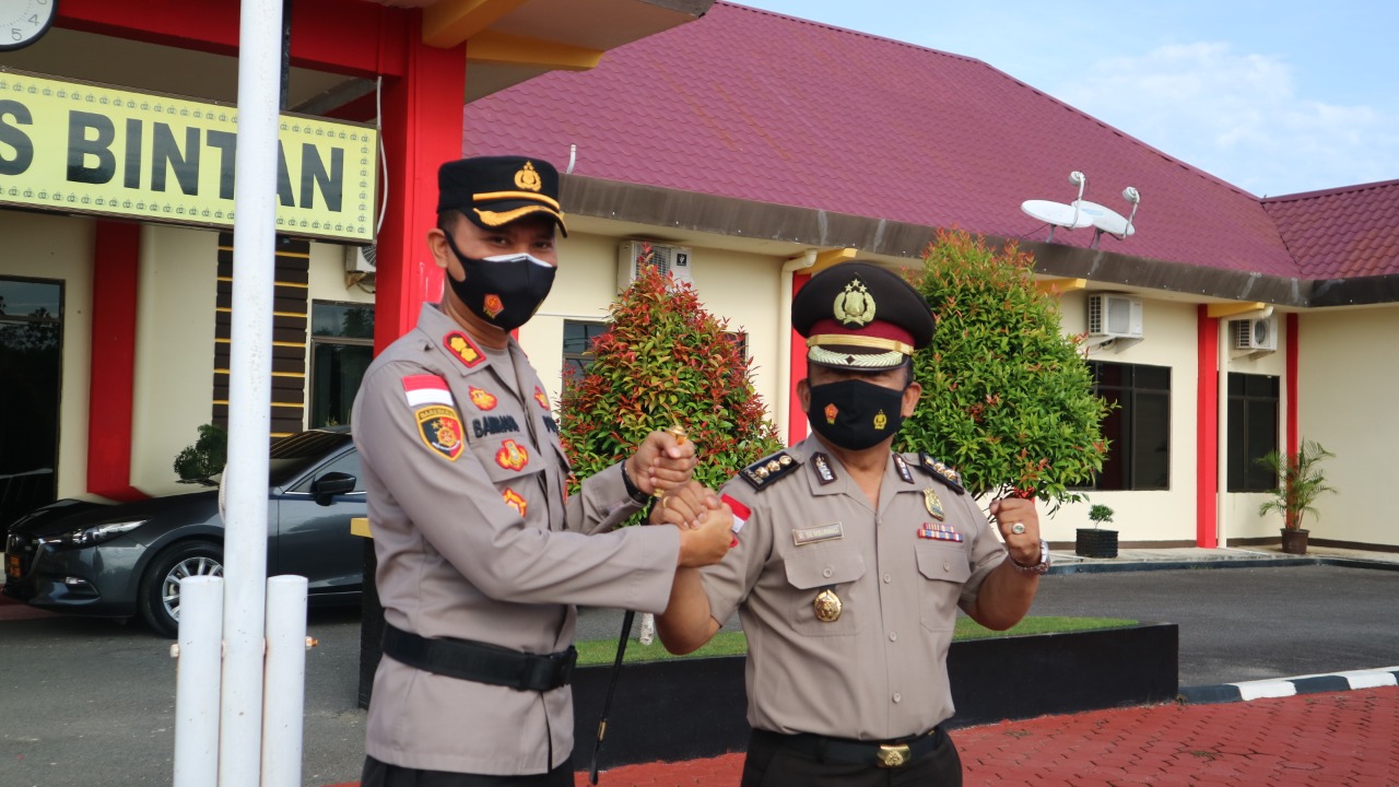 Polres Bintan Laksanakan Korp Raport Kenaikan Pangkat Pengabdian Personel