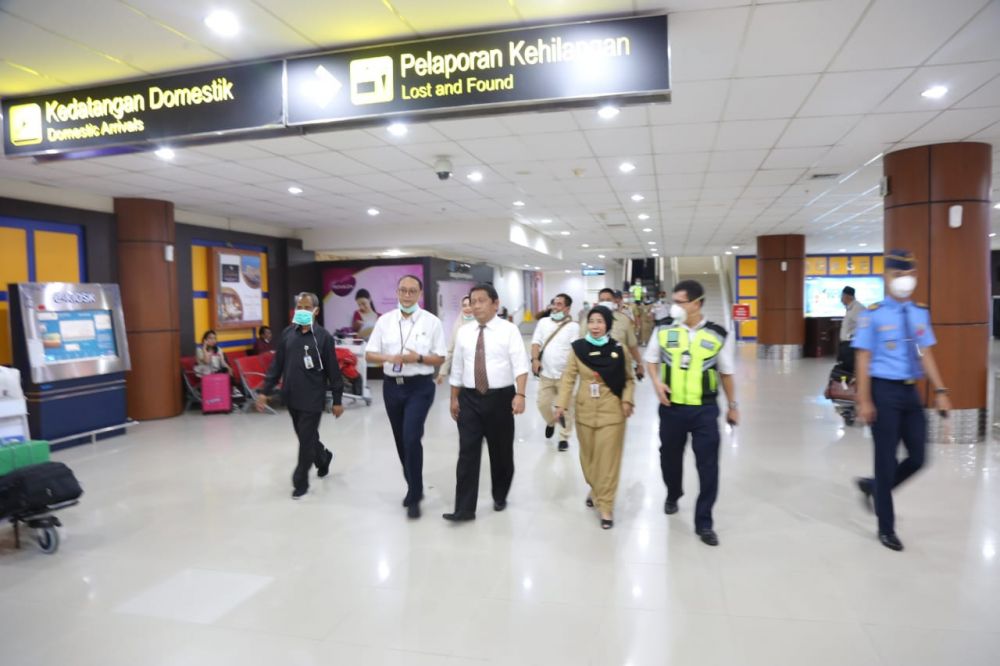 Antisipasi Virus Corona, Sekdaprov Riau Tinjau Bandara dan RSUD