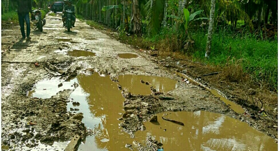 Masyarakat Harapkan Proyek Jumbo Jalan Sungai Luar - Teluk Pinang Selesai 100%