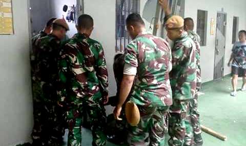 TNI Ambil Bagian Dalam Menyelesaikan Konflik Tahanan Rutan Pekanbaru