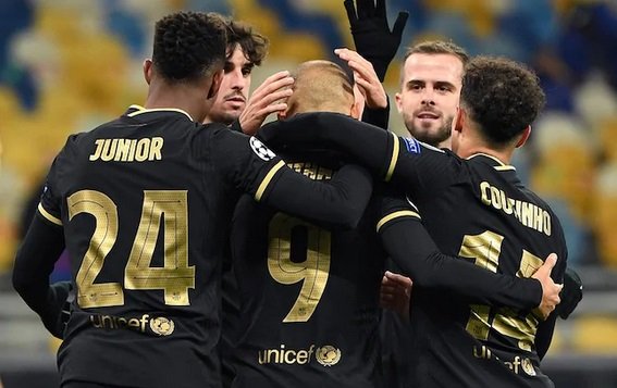 Tanpa Messi, Barcelona Menang Telak 4-0 atas Dynamo Kiev