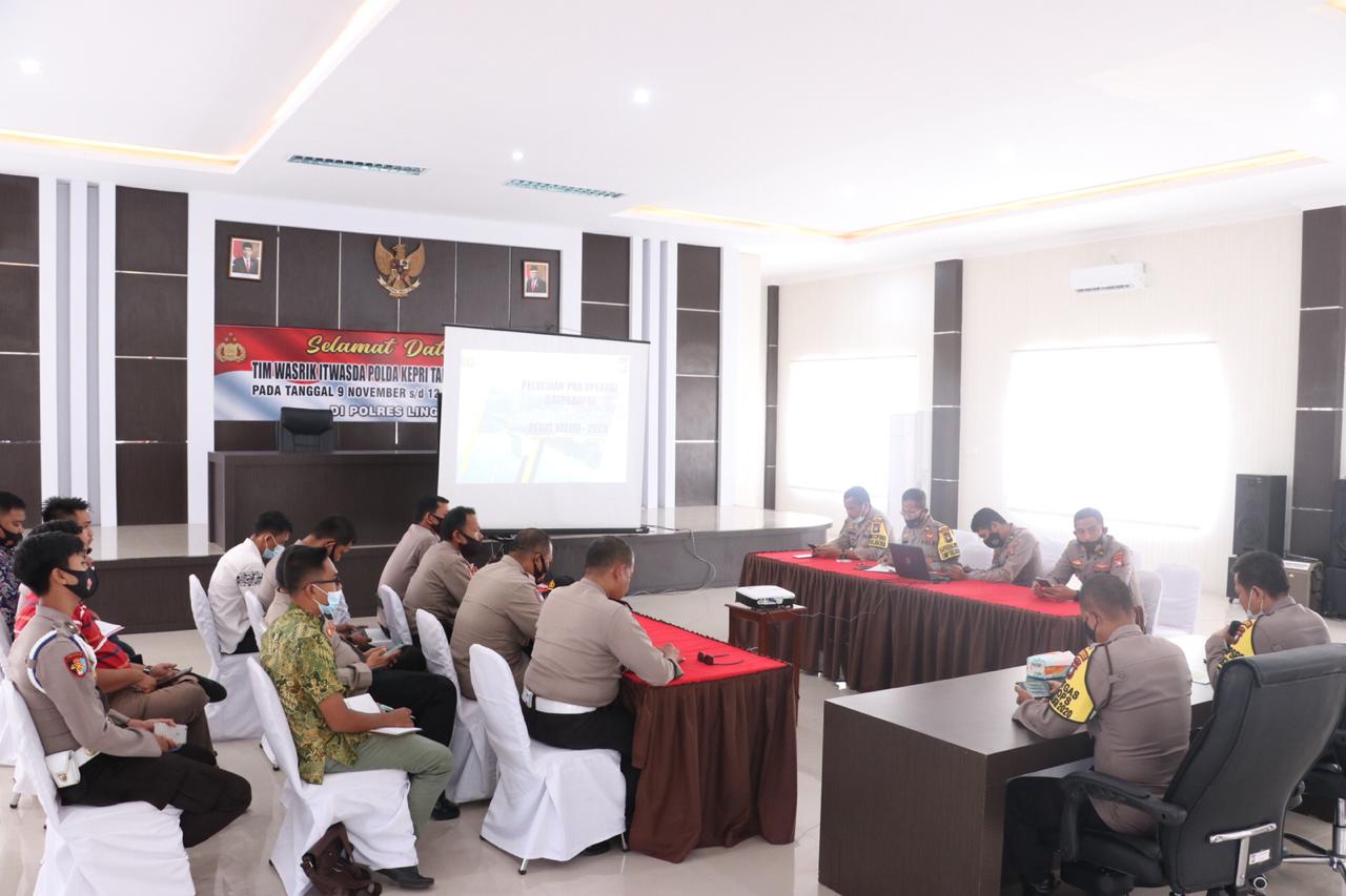 Polres Lingga Gelar Lat Pra Ops Pekat Seligi 2020