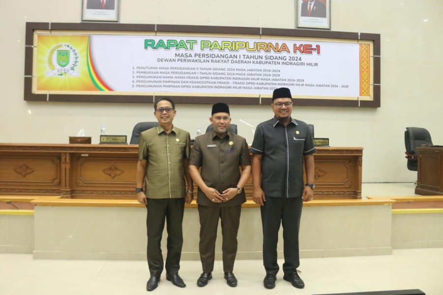 Rapat Paripurna Pertama: PJ Bupati Inhil Dorong Kolaborasi untuk Pembangunan Daerah