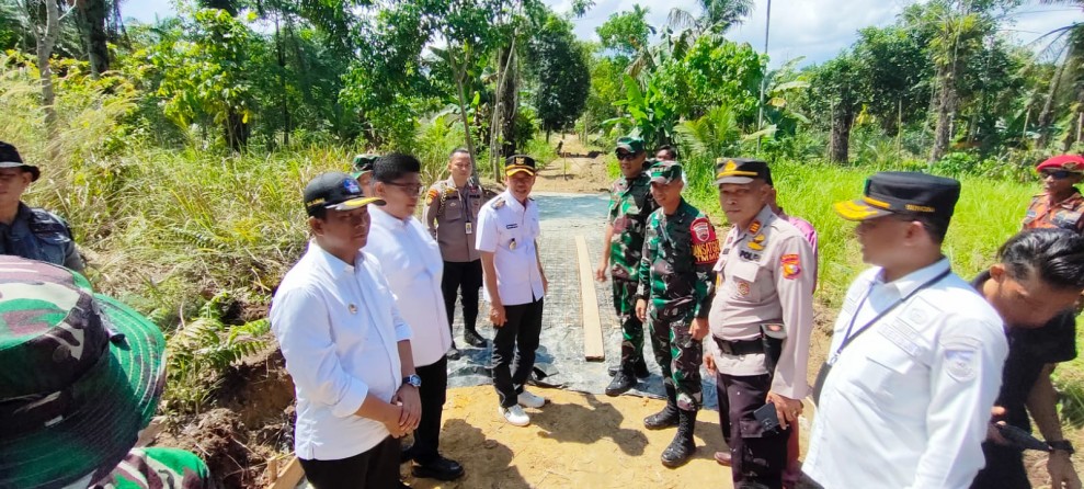 Manunggal TNI Bersama Rakyat, Bupati Rohil Buka TMMD Ke-117