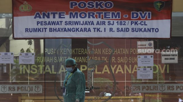 Sidik Jari dan Data e-KTP Bantu Identifikasi 3 Korban Sriwijaya Air