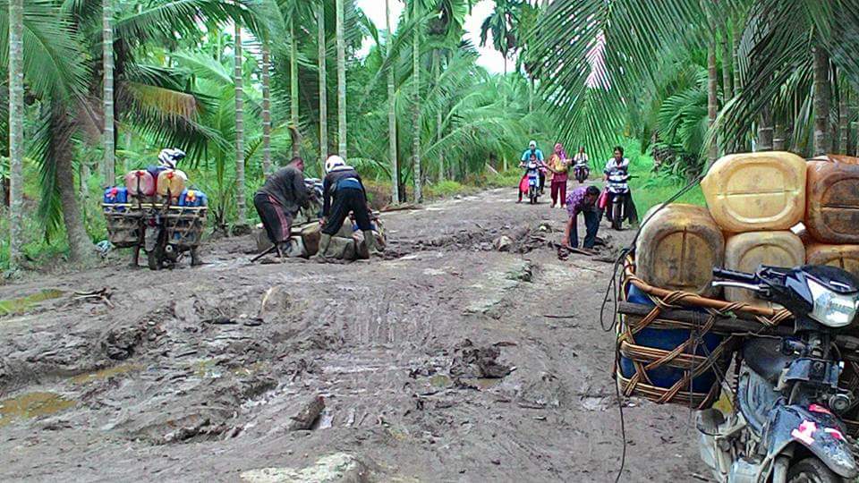 Masyarakat Desak Pemda Segera Lakukan Lelang Jalan Teluk Piang - Sungai Luar