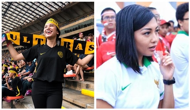 Inilah Para Supporter Cantik Indonesia dan Malaysia