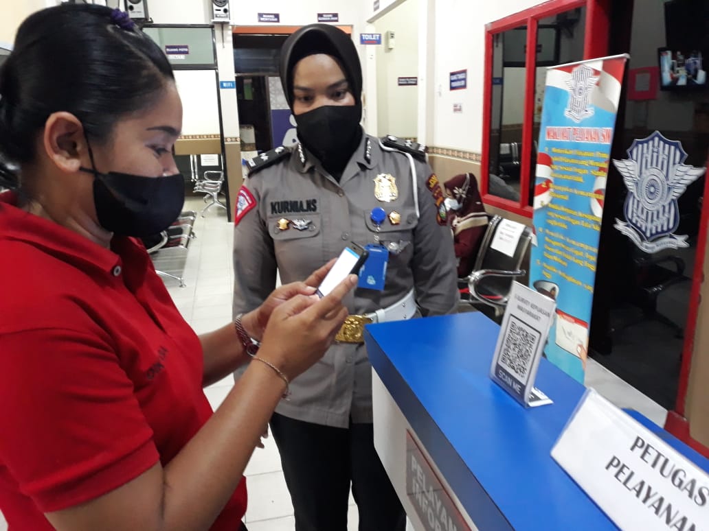 Yuk Scan Barcode, Apa Puas dengan Pelayanan Satpas SIM Polres Tanjungpinang
