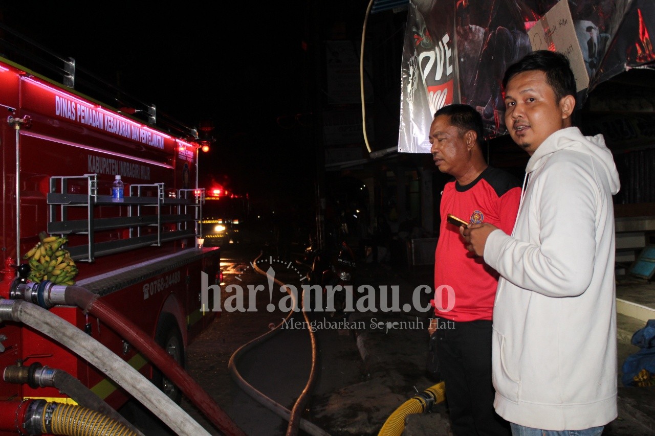 Pasar Terapung Terbakar, BPKP Inhil Kerahkan Kekuatan Penuh