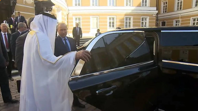 Mobil Baru Presiden Rusia Bikin Pangeran Arab 'Baper'