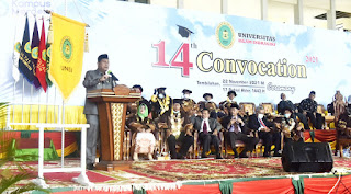 Wabup Inhil Hadiri Pelaksanaan Convocation ke-14 Universitas Islam Indragiri