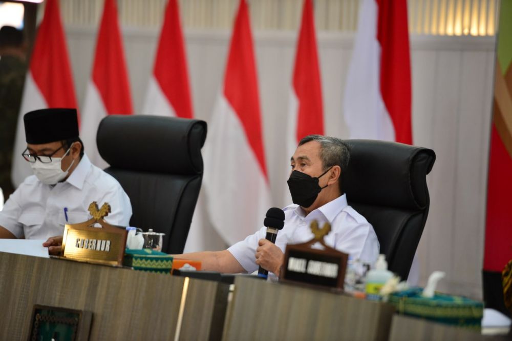 Gubri Harap Kabupaten/Kota di Riau Percepat Penyuntikan Vaksinasi Moderna Bagi Nakes