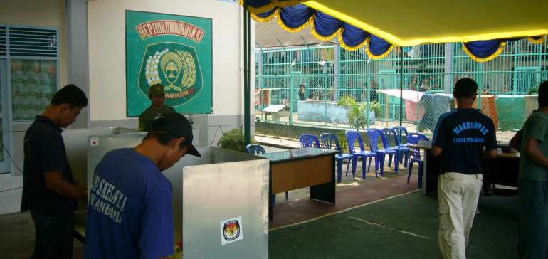 176 Narapidana Lapas Pekanbaru Gunakan Hak Pilih