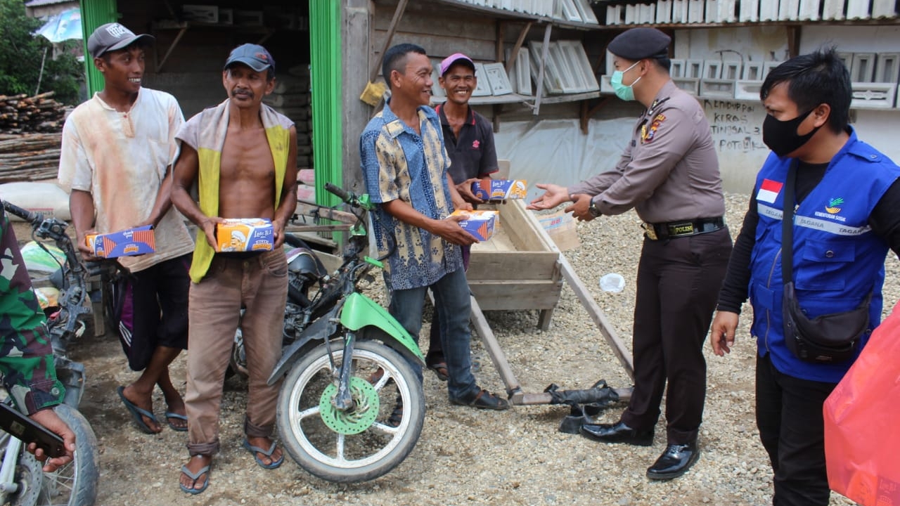 Kodim 0314 Inhil Bantu Penyediaan Dapur Umum