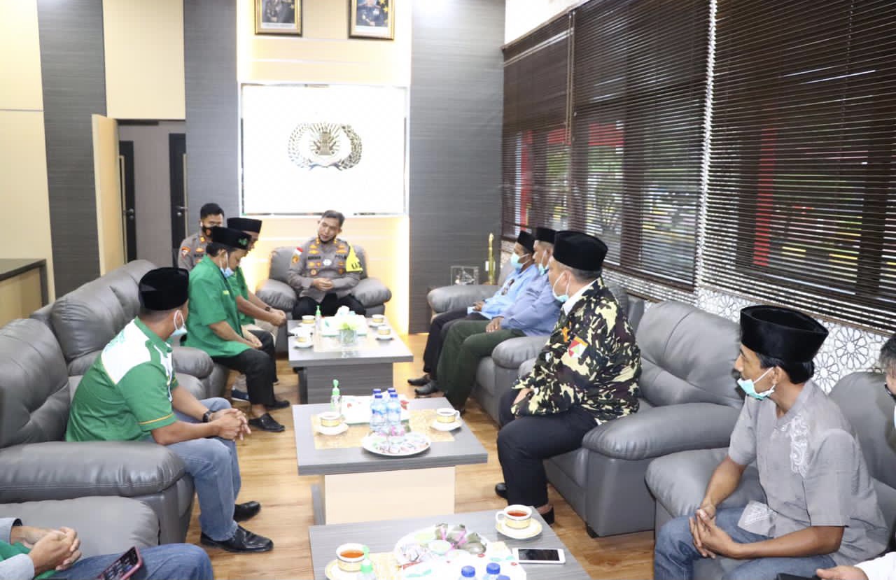 Jalin Tali Silaturahmi, GP Ansor berkunjung ke Polres Karimun