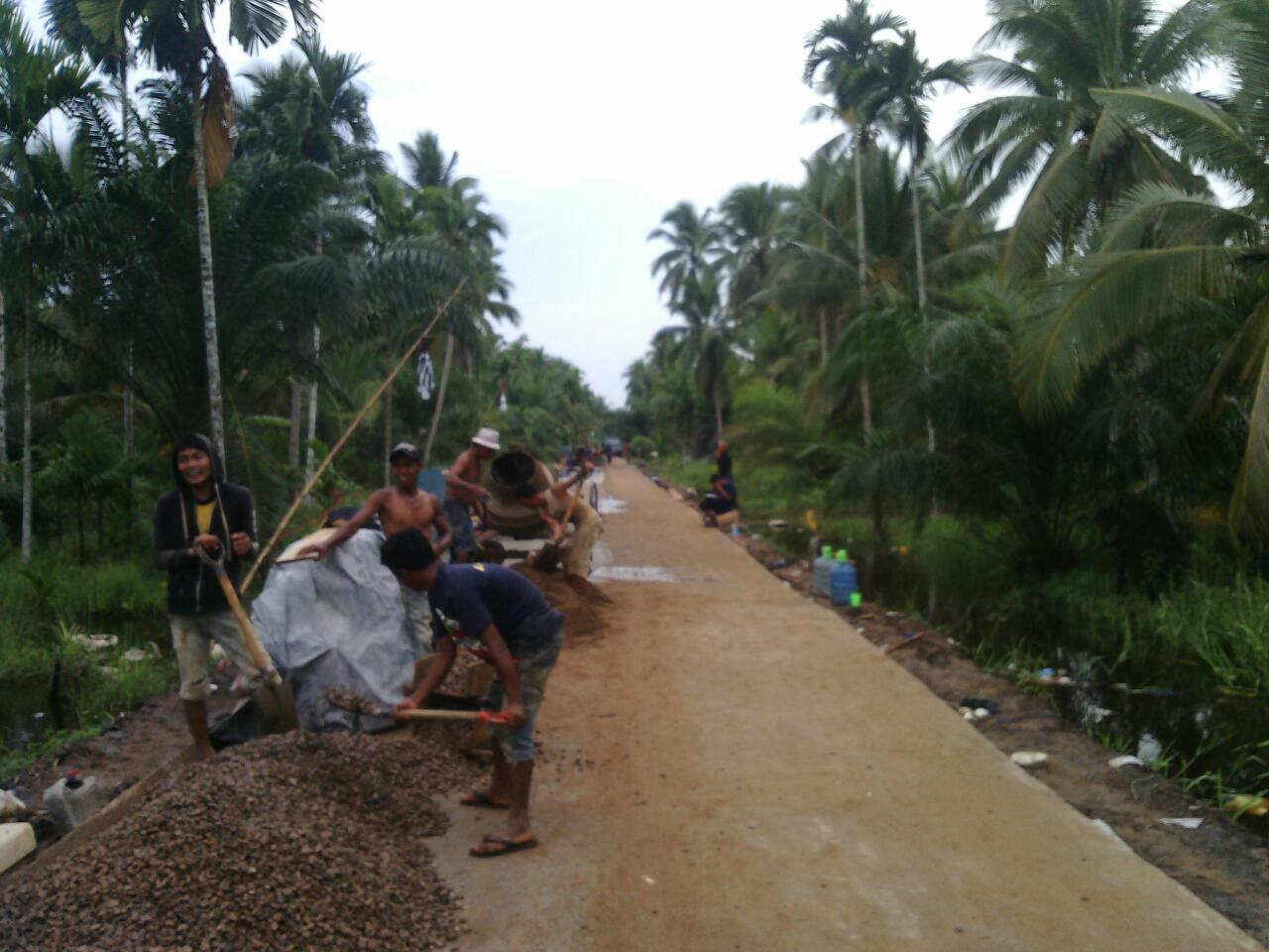 Ruas Jalan Reteh - Tanjung Jabung Barat Akhirnya Dibangun