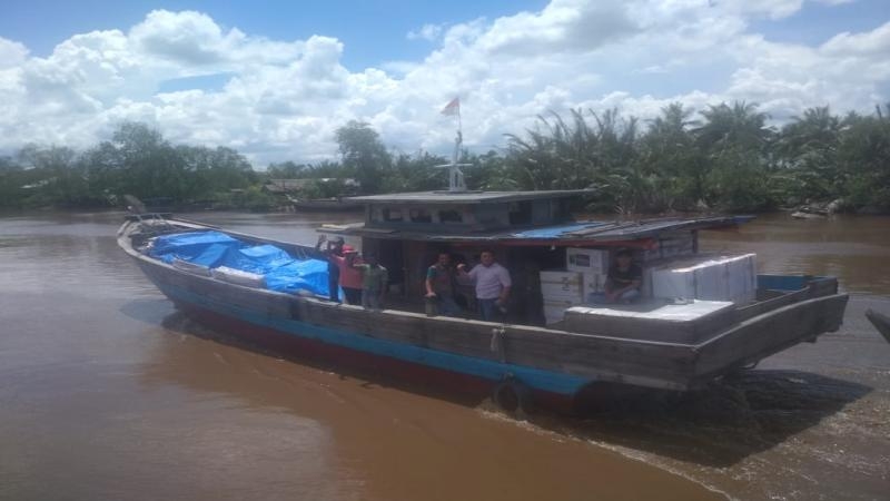 Sempat 'Nyemplung' ke Sungai, Logistik Pemilu Tahun 2019 Lanjut Didistribusikan