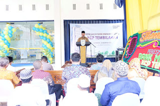 Bupati Inhil HM Wardan Resmikan Bank Mantap KCP Tembilahan