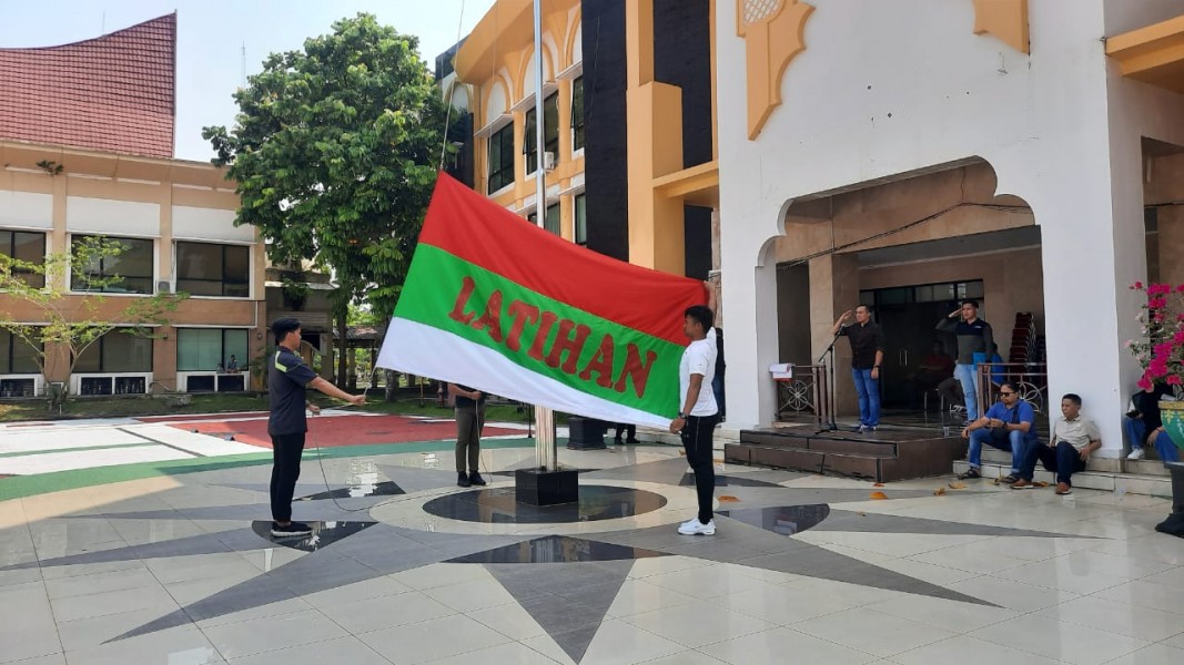 Persiapan Upacara Harhubnas ke 54, Dishub Kampar Laksanakan Geladi Bersih