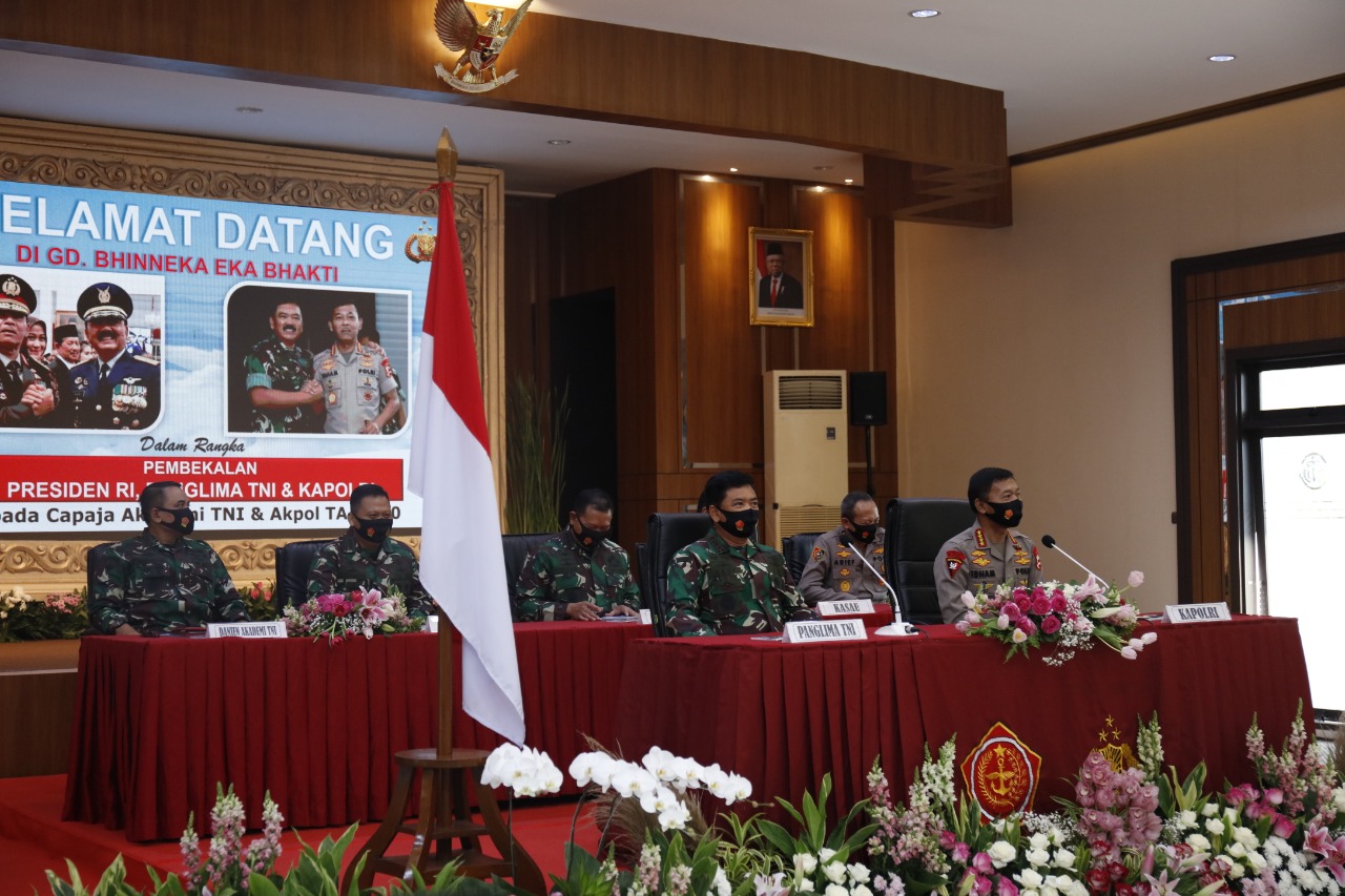 Wakasad Hadiri Pembekalan Capaja Akademi TNI dan Akpol 2020
