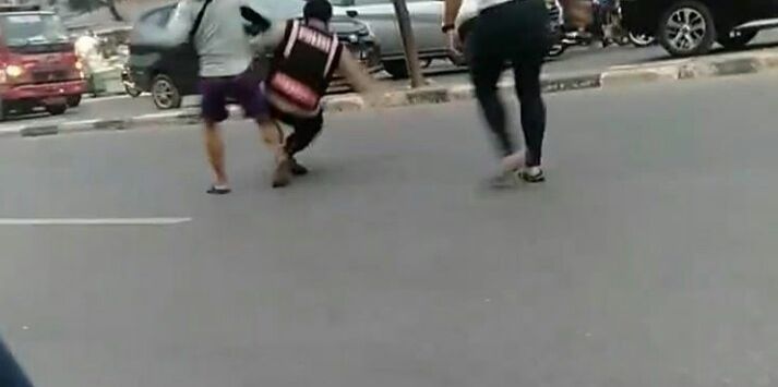 VIRAL Adu Jotos di Jalan,  Anggota Polisi dan TNI Damai