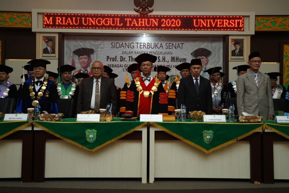 Gubri Tegaskan Dukungan Wujudkan UIR Menuju Universitas Unggul di Asia Tenggara