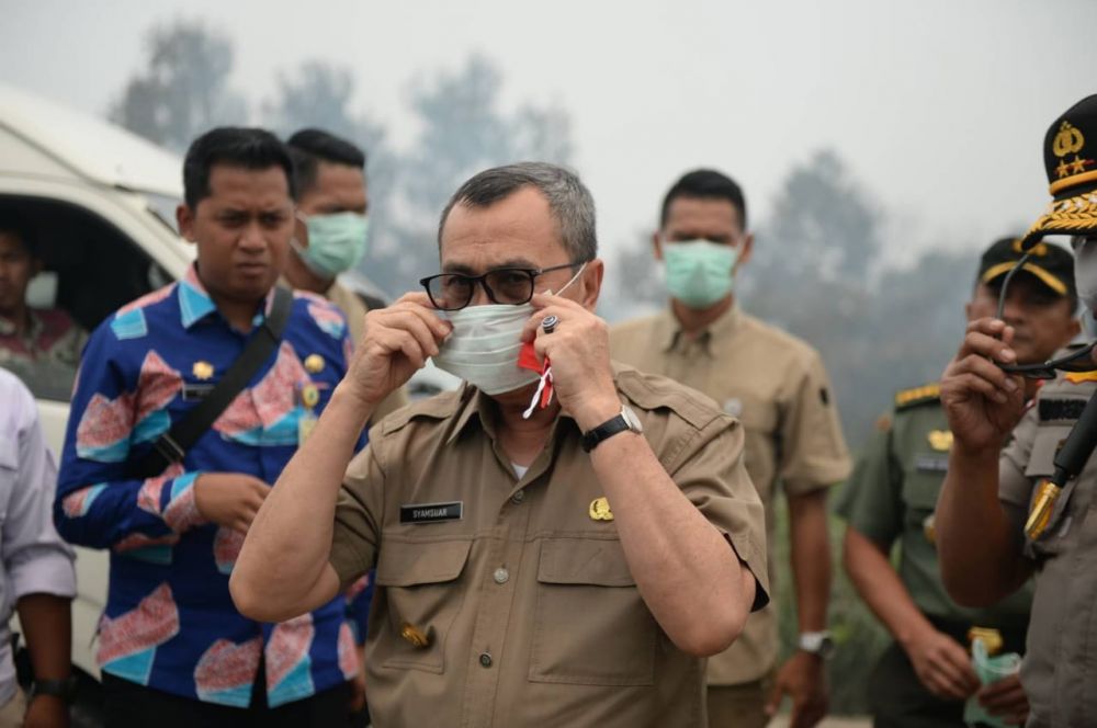 Hujan Buatan Mulai Turun di Riau