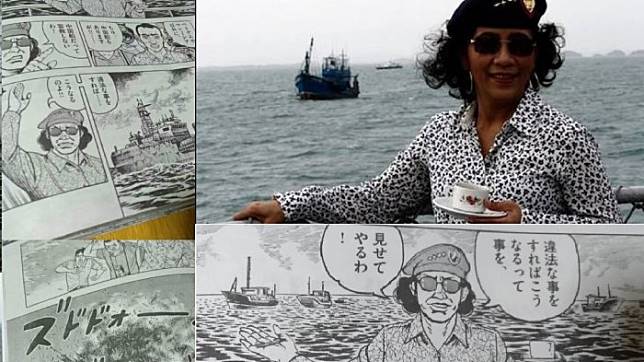 Karakter Menteri Susi Pudjiastuti Muncul dalam Komik Jepang