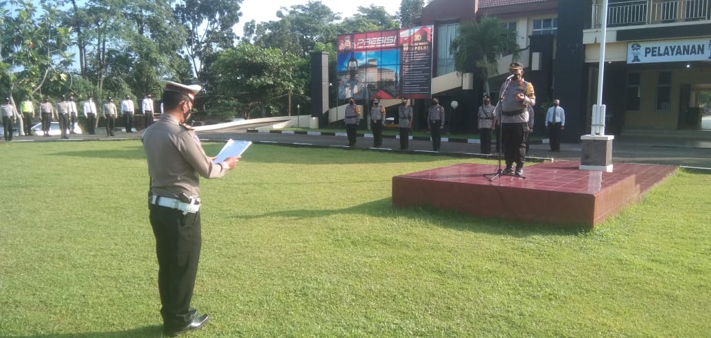 Kapolres Kuansing Perintahkan Personil Polres Back Up Polsek jajarannya