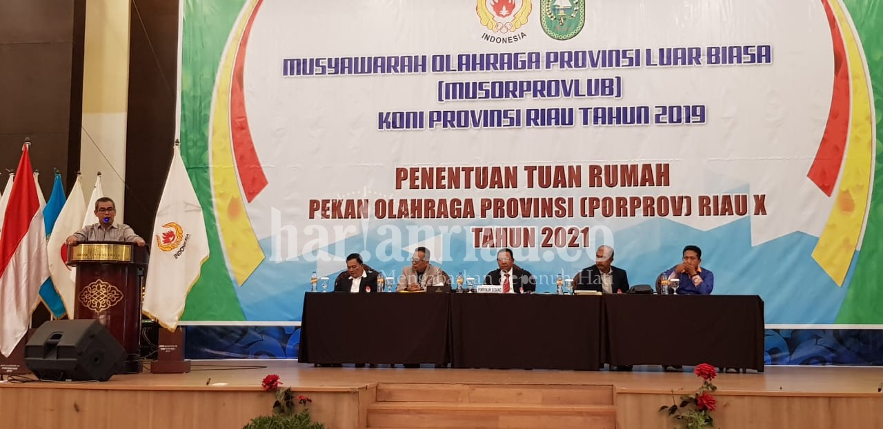 Kuansing Terpilih Tuan Rumah Porprov Riau X Tahun 2021