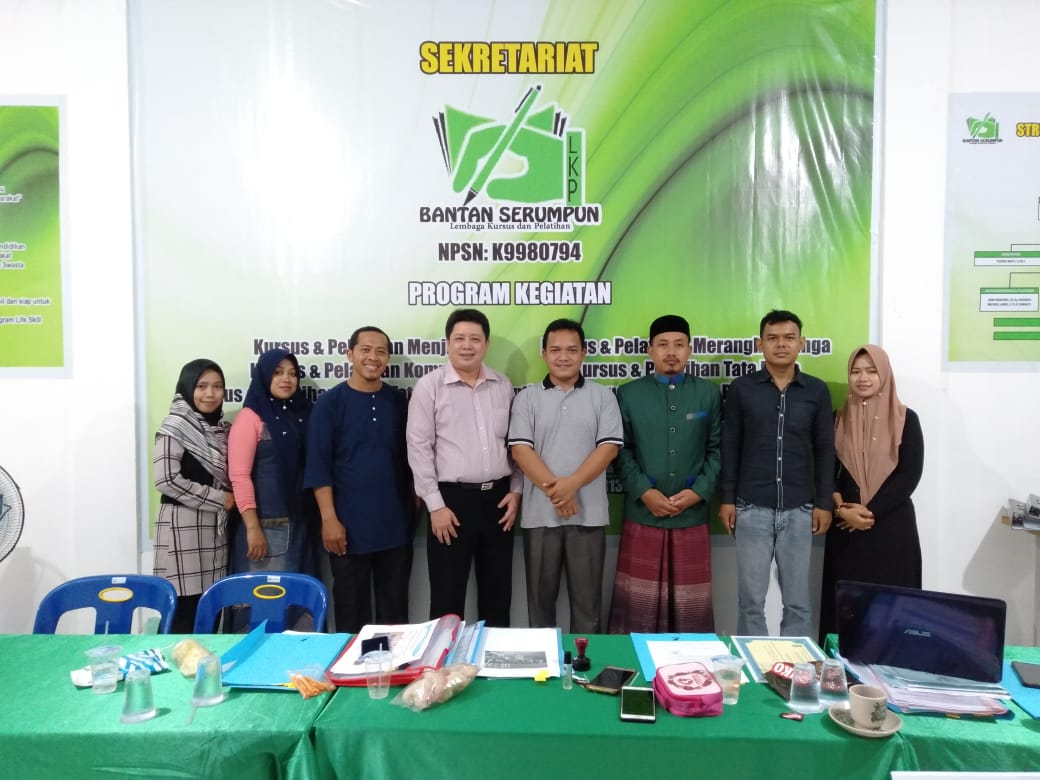 Team Asessor BAN-P Provinsi Riau visitasi LKP Bantan Serumpun