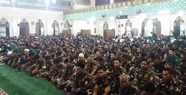 Dibubarkan Warga, Kirab GP Ansor dan Banser Hanya Dibenarkan Zikir di Islamic Center 