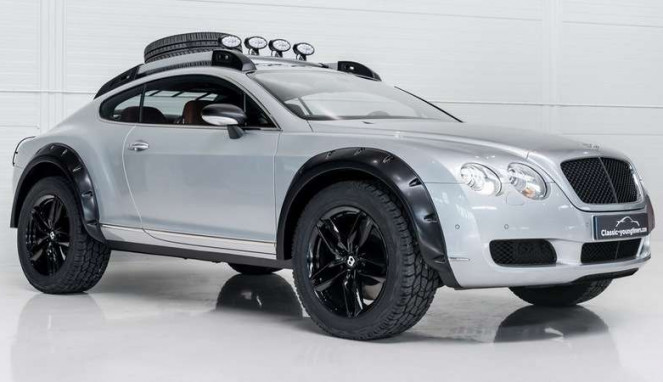 Bentley 'Ngeri-ngeri Sedap' Disulap Jadi Mobil Off-road