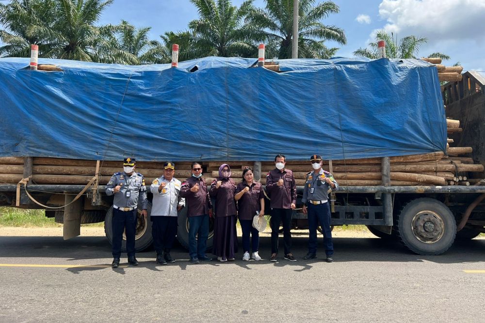 Razia Hari Kedua, Dishub Riau Masih Temukan Banyak Truk ODOL di Rohil