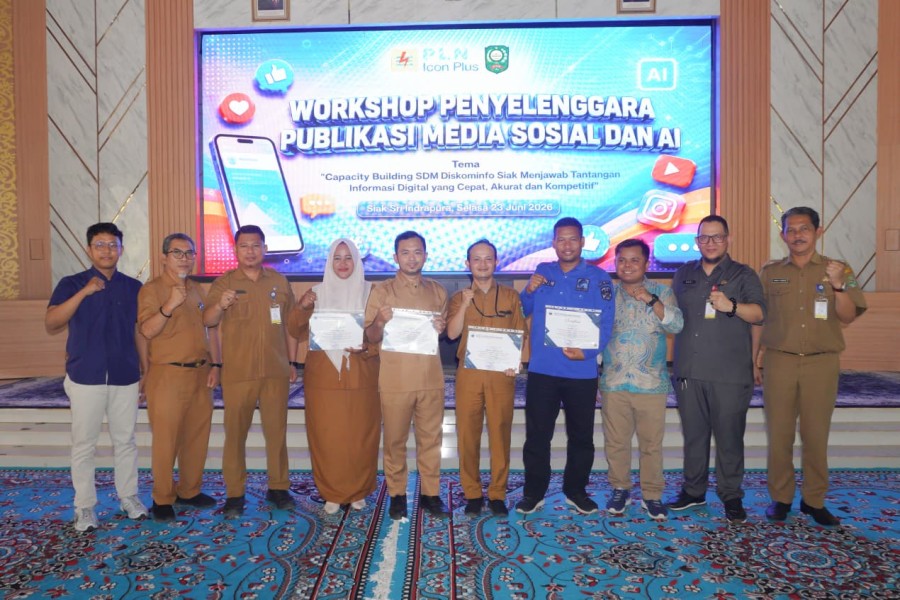 Diskominfo Siak Perkuat Kompetensi SDM Melalui Pelatihan Media Sosial dan AI