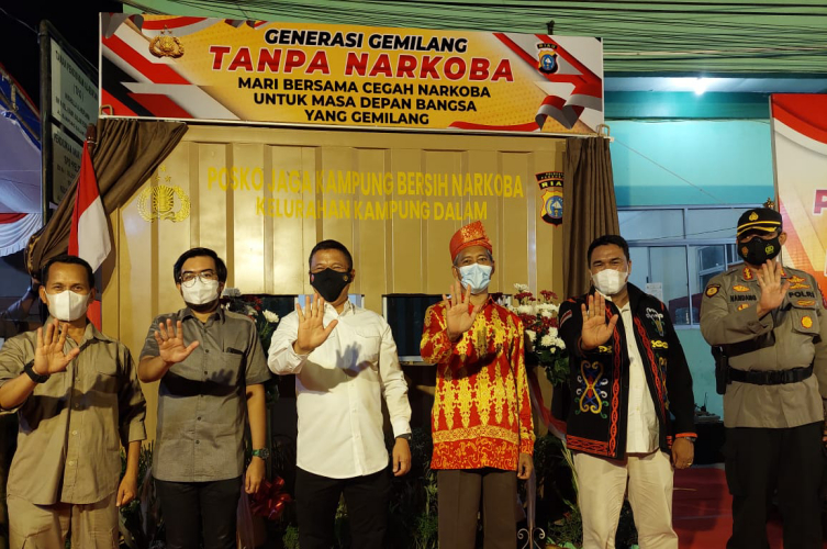 Kapolda Resmikan Posko Kampung Bersih Narkoba, 16 Kamera CCTV Dipasang