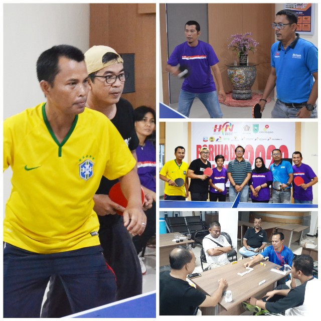 Raja Isyam Azwar/Hendri Z Juara Ping Pong Championship PWI Riau