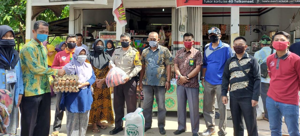 Petugas Pendamping BSP Kecamatan Bungaraya Salurkan 165 KK BSP di Kampung Jati Baru