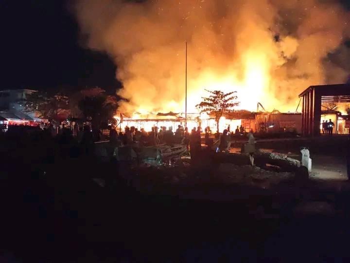 RSUD Puri Husada Tembilahan Terbakar, ini Kata Warga