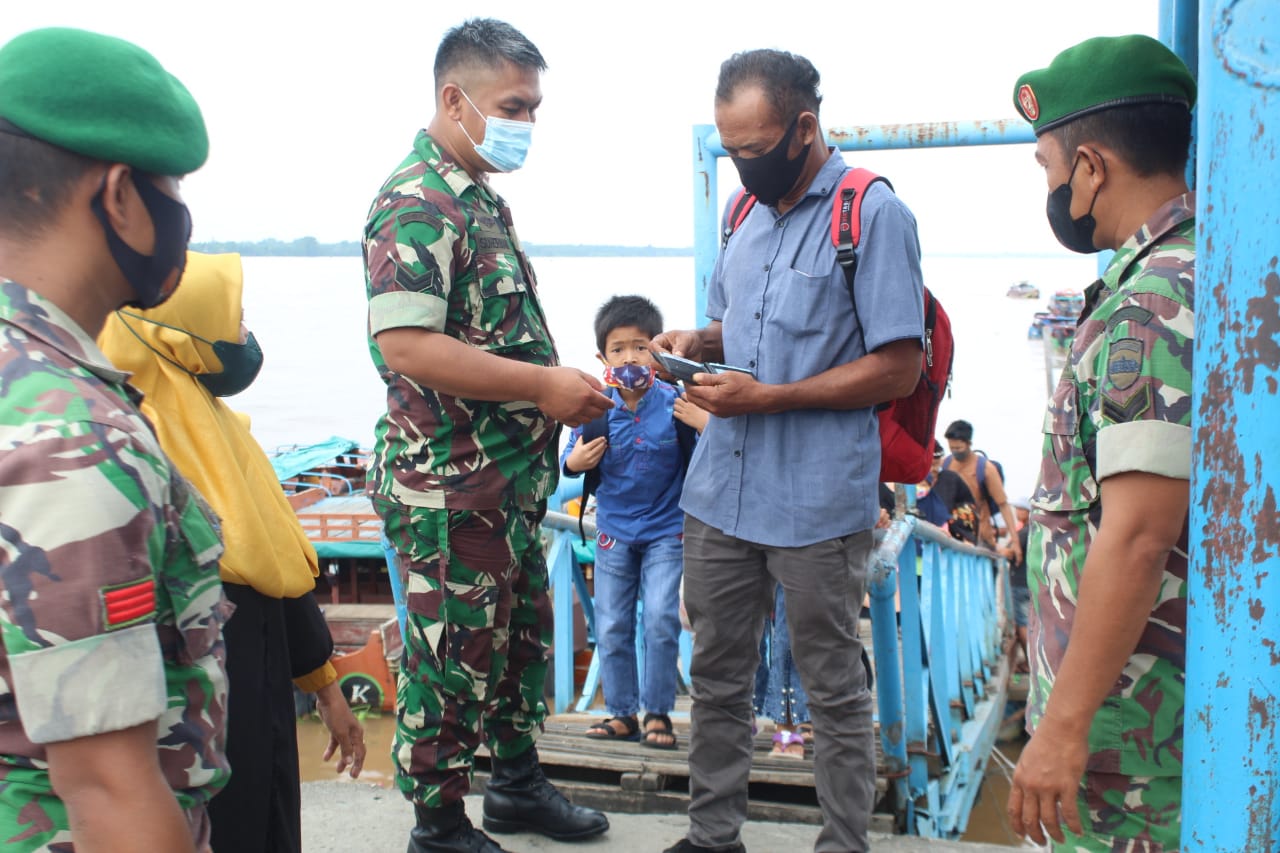 Kodim 0314/Inhil Gencar Sosialisasi Vaksinasi Booster