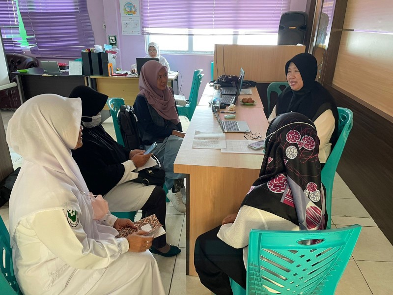 DP2AKBP3A Inhil dan AKS Lakukan Koordinasi dengan Puskesmas Tembilahan Hulu