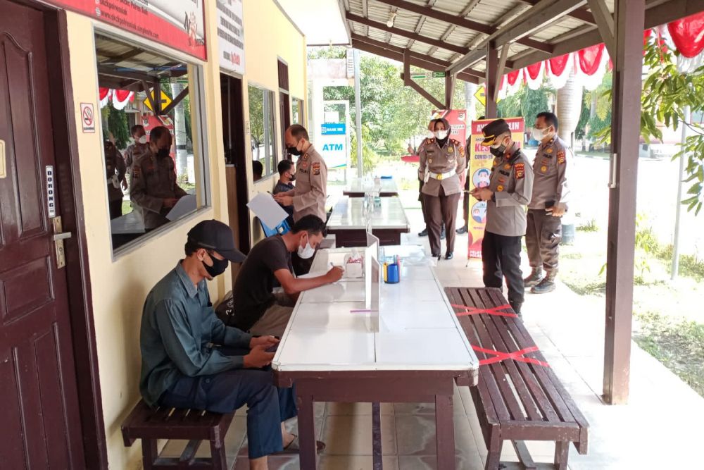 Tim RBP dan Itwasda Polda Riau Lakukan Penilaian dan Evaluasi Zona Integritas di Polres Siak